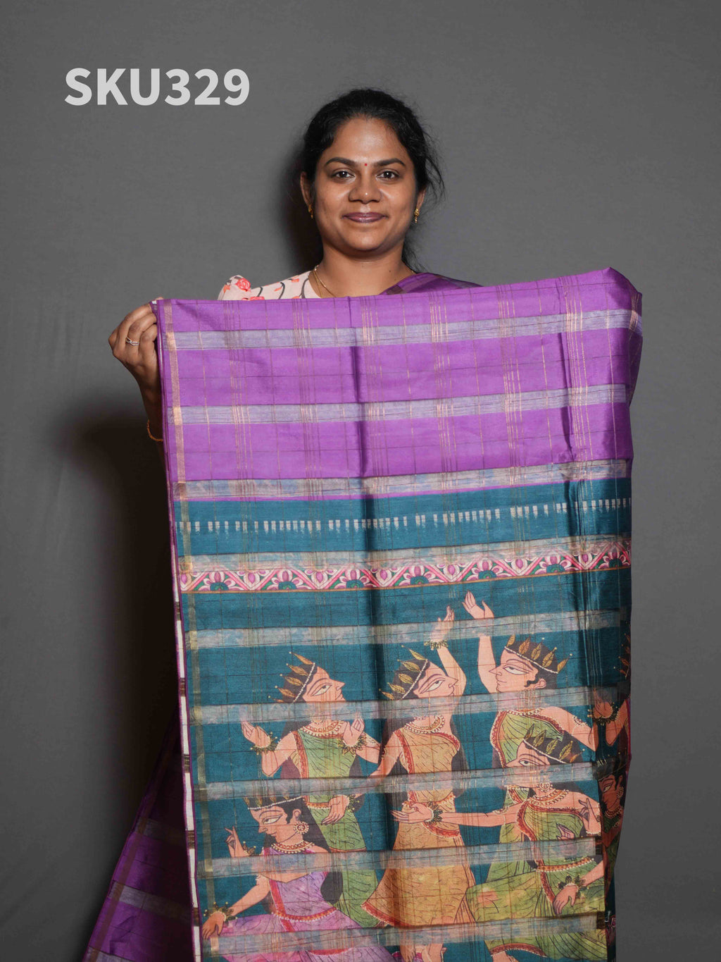 Organza Checks Sarees Modern Grace / SKU329 – 7