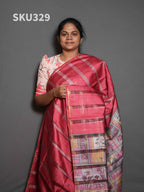 Organza Checks Sarees Festive Beauty / SKU329 – 8
