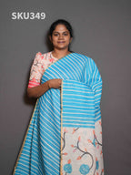 Linen Cotton Sarees Timeless Beauty / SKU349 – 3