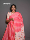 Linen Cotton Sarees Graceful Drape / SKU349 – 4
