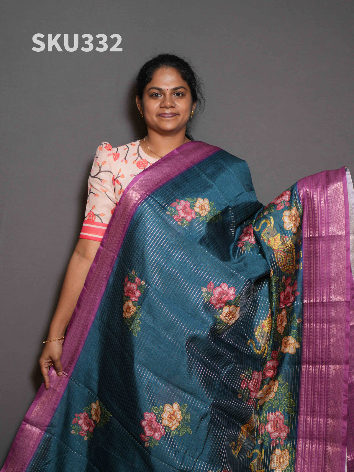 Dola Silk Sarees Refined Texture / SKU332 – 4