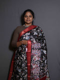 Viscose Zari Checks Sarees Graceful Grid / SKU319 – 2