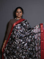 Viscose Zari Checks Sarees Graceful Grid / SKU319 – 2