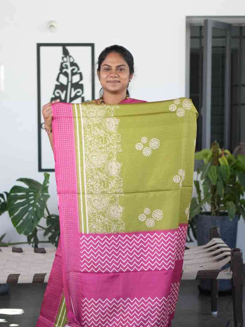 Printed Semi Tussar Sarees Classic Motifs / SKU287 – 2