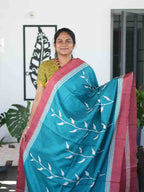 Printed Semi Tussar Sarees Artistic Charm / SKU287 – 5