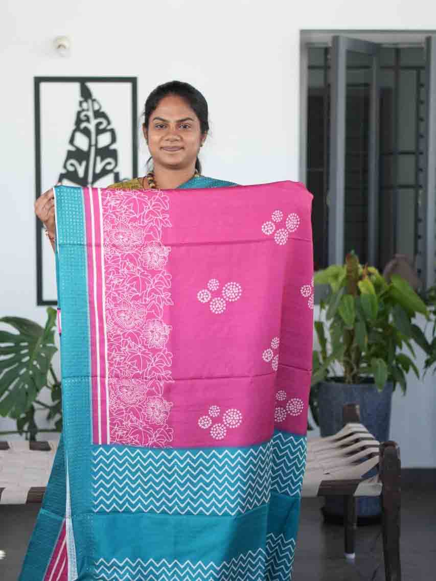 Printed Semi Tussar Sarees Signature Prints / SKU287 – 8