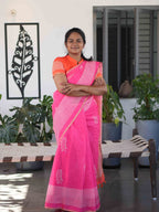 Linen Cotton Sarees Soft Comfort / SKU262 – 1