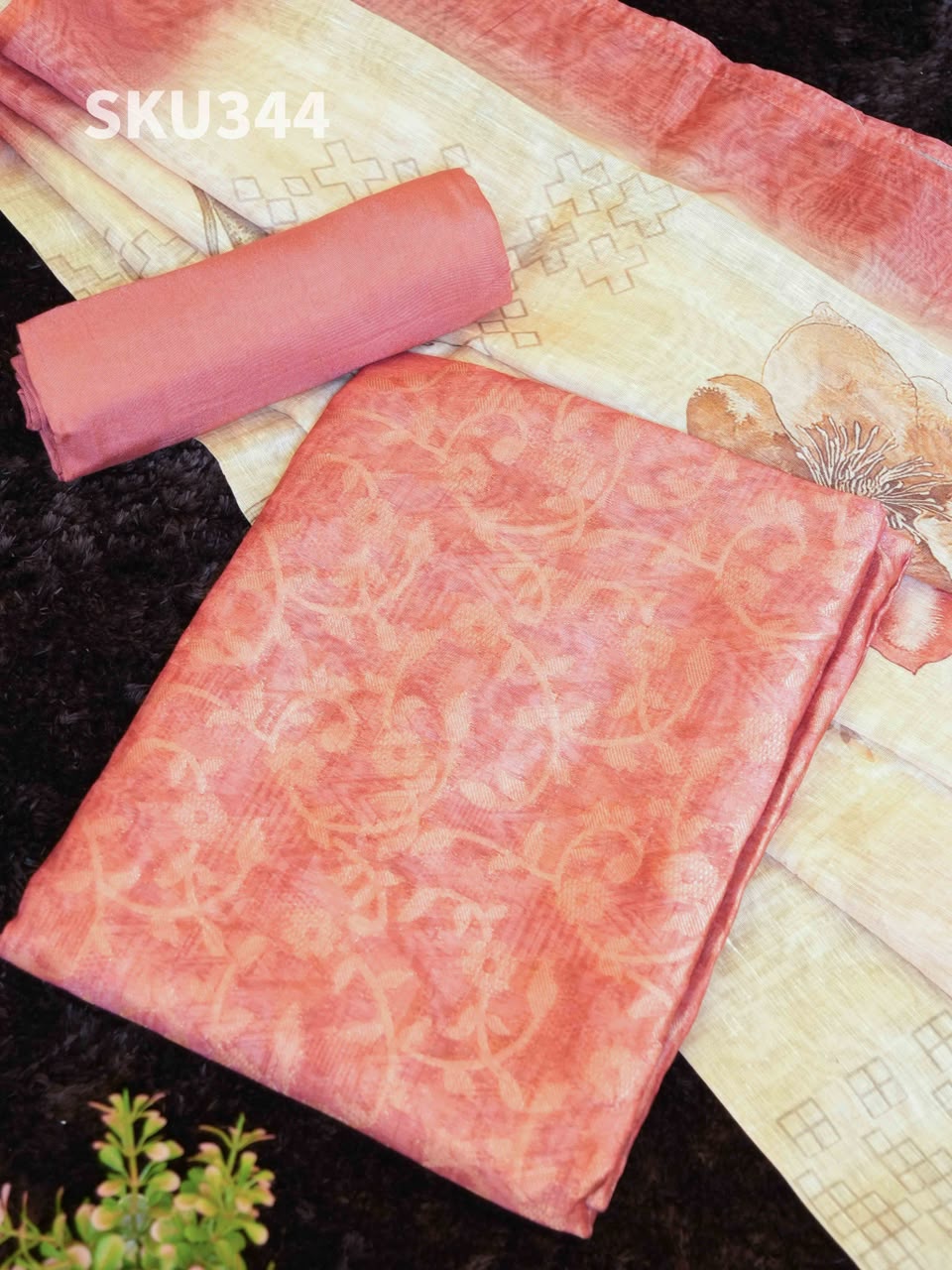 Banaras Salwar Materials Royal Grace / SKU344 – 1