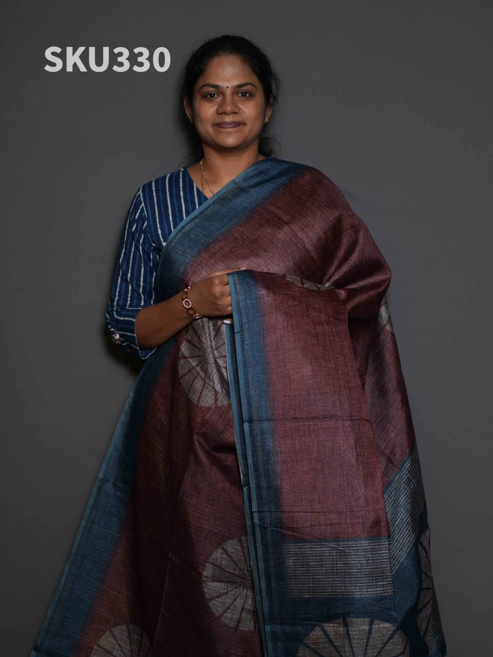Jute Cotton Sarees Natural Grace / SKU330 – 1