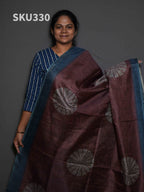 Jute Cotton Sarees Natural Grace / SKU330 – 1