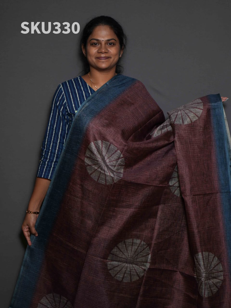 Jute Cotton Sarees Natural Grace / SKU330 – 1