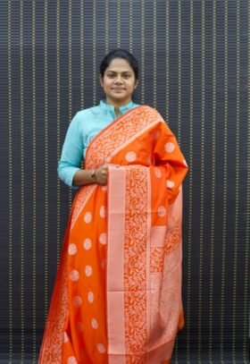 Semi Raw Silk Saree