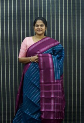 Sungudi Cotton Saree