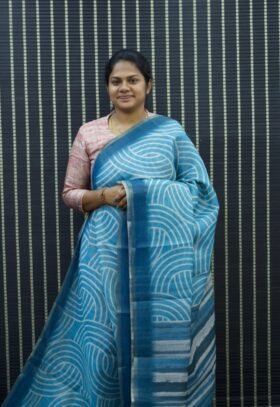 Linen Tissue Sarees