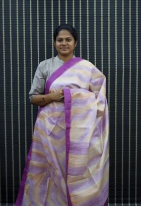 Tissue Staple Tussar Saree