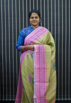Linen Cotton Sarees