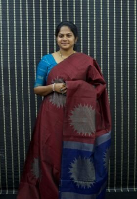 Jute Tussar Saree