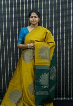 Jute Tussar Saree