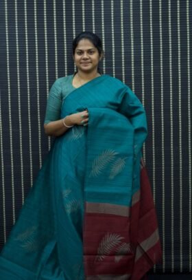 Jute Tussar Saree