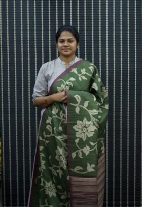 Semi Tussar Saree