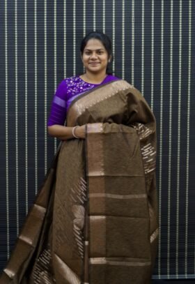 Jute Tussar Saree