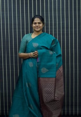 Jute Tussar Saree