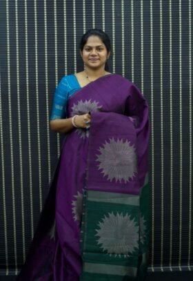 Jute Tussar Saree