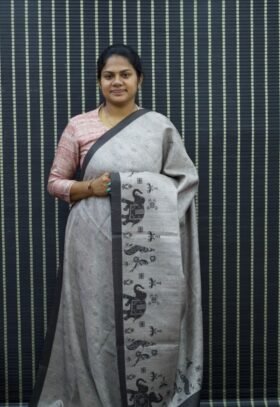 Semi Tussar Saree