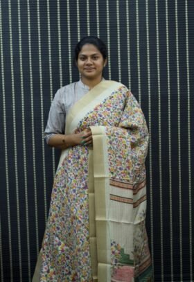 Semi Tussar Saree