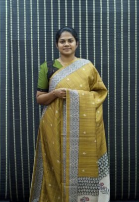 Semi Tusser Saree