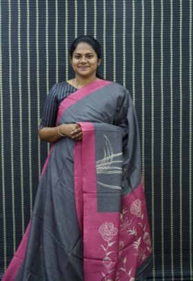 Munga Tussar Saree