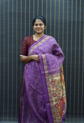 Semi Chanderi Sarees