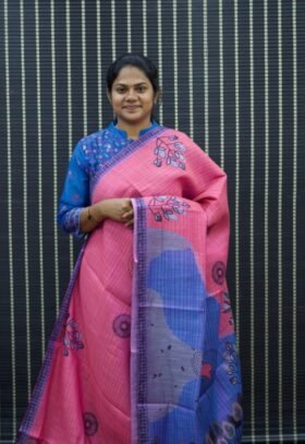 Linen Tissue Sarees