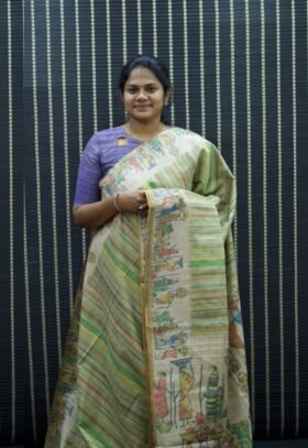 Tissue Bhaswada Saree