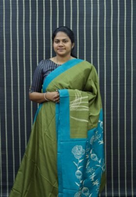 Munga Tussar Saree