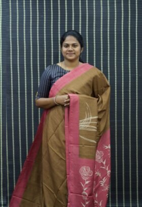 Munga Tussar Saree
