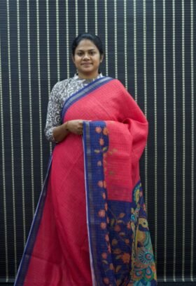 Sindhoori Checks Sarees