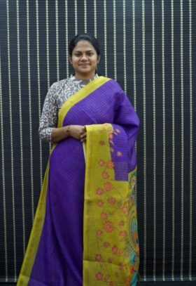 Sindhoori Checks Sarees