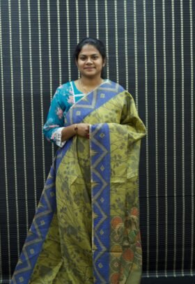 Tissue Bhaswada Sarees / SKU090