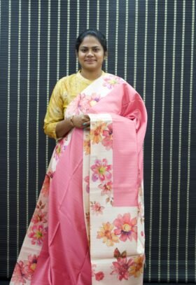 Moji Tussar Saree