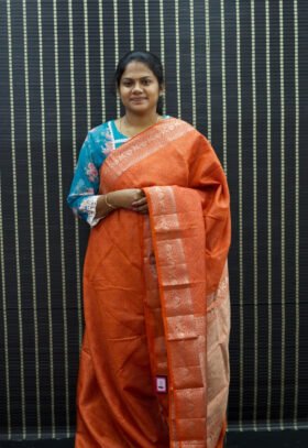 Cotton Banarus Sarees / SKU091