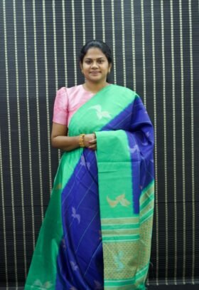 Tissue Bukhara Saree / SKU093