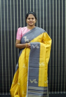 Tissue Bukhara Saree / SKU093