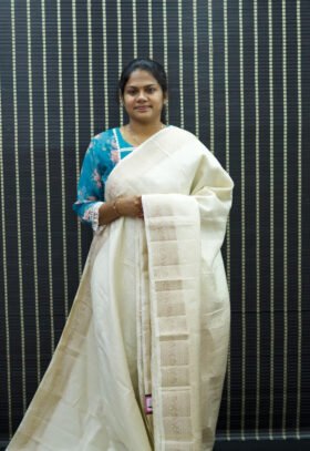 Cotton Banarus Sarees / SKU091