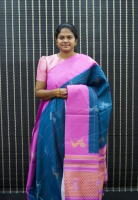 Tissue Bukhara Saree / SKU093