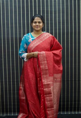 Cotton Banarus Sarees / SKU091