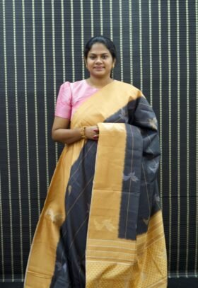 Tissue Bukhara Saree / SKU093