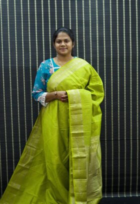 Cotton Banarus Sarees / SKU091