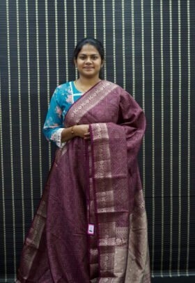 Cotton Banarus Sarees / SKU091