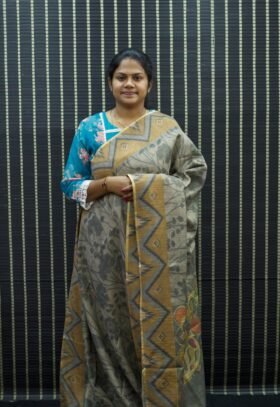 Tissue Bhaswada Sarees / SKU090